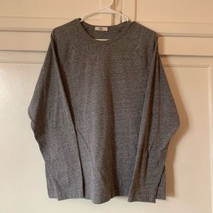 Large Grey Long Sleeve UGG T-Shirt